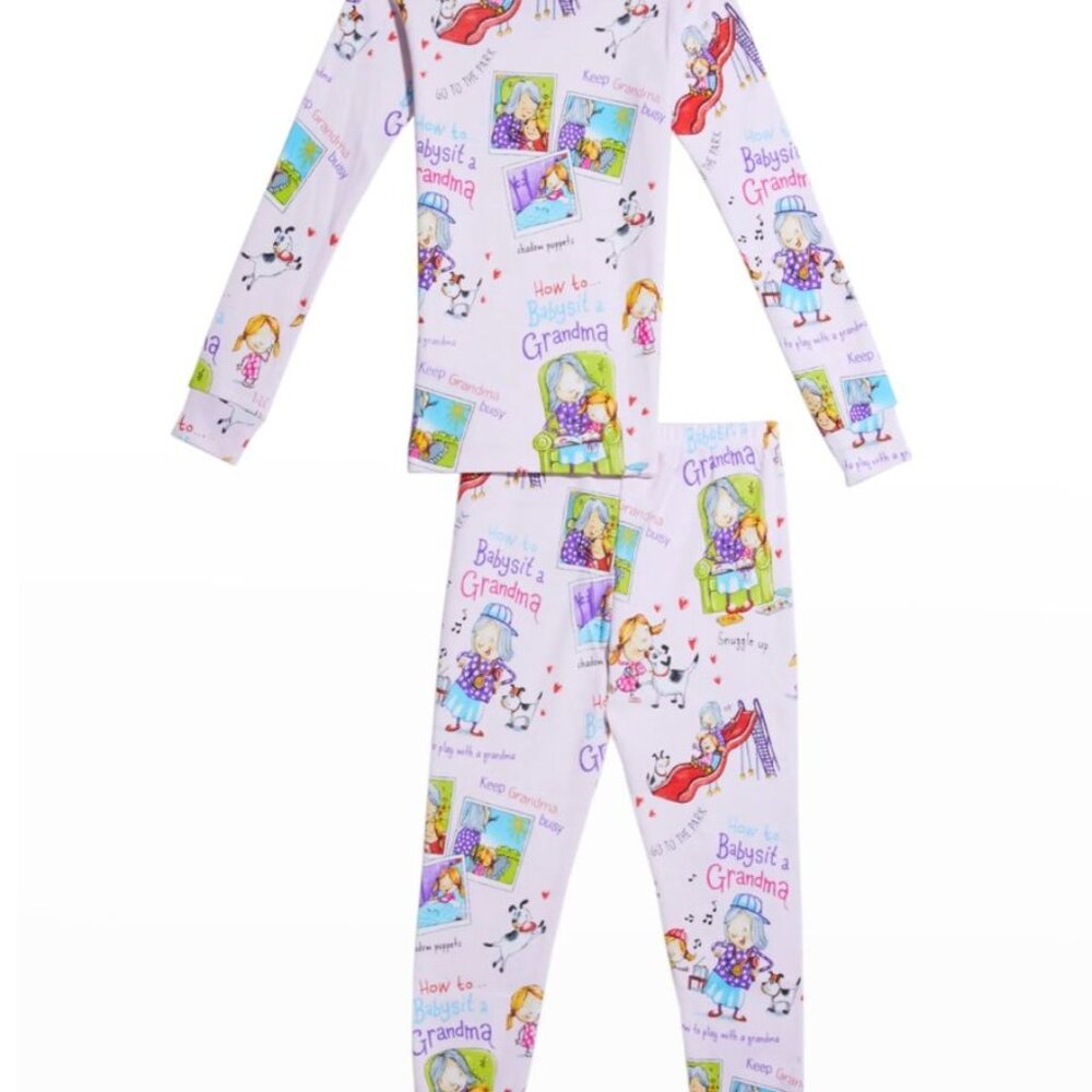 Books To Bed - Kids How to Babysit A Grandma Pajama Book Set-Size 8 - Picture 2 of 6